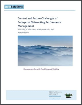 Current and Future Challenges of Enterprise Networking Performance Management