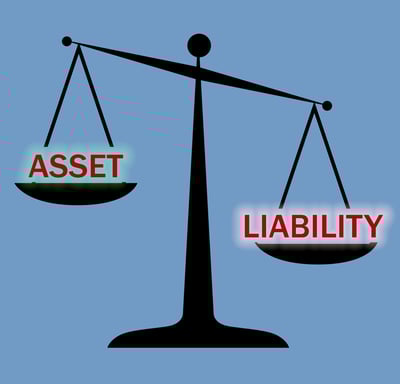 You are an asset. You are an asset. You are an asset. Liability vs assest. Картинка проблемные активы.