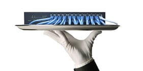 photo cables on a platter