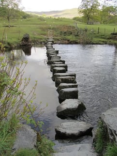 stepping stones