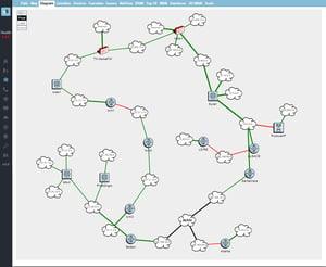 automatic interactive network diagram