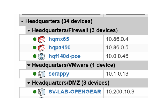Network Device Grouping
